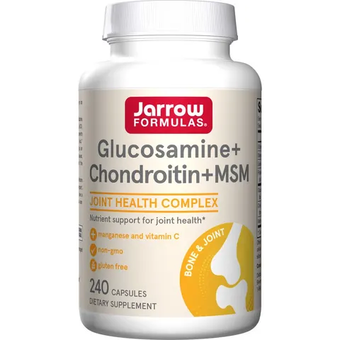 JARROW FORMULAS Glukozamina, Chondroityna i MSM (240 kaps.)