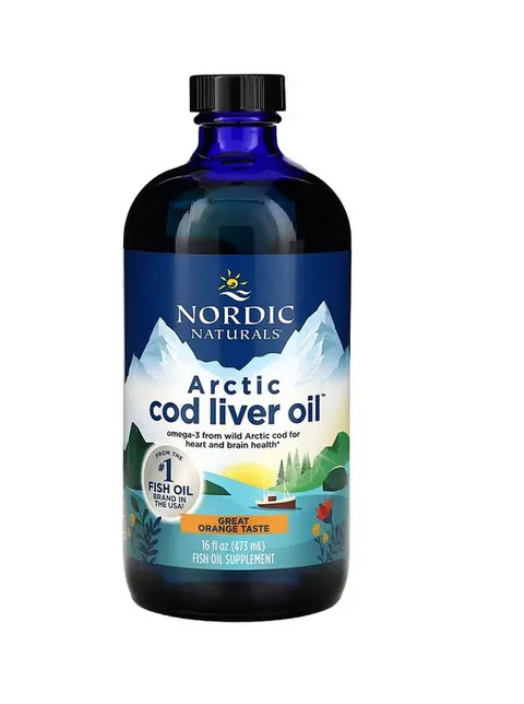 Arctic Cod Liver Oil Orange 473 ml Nordic Naturals