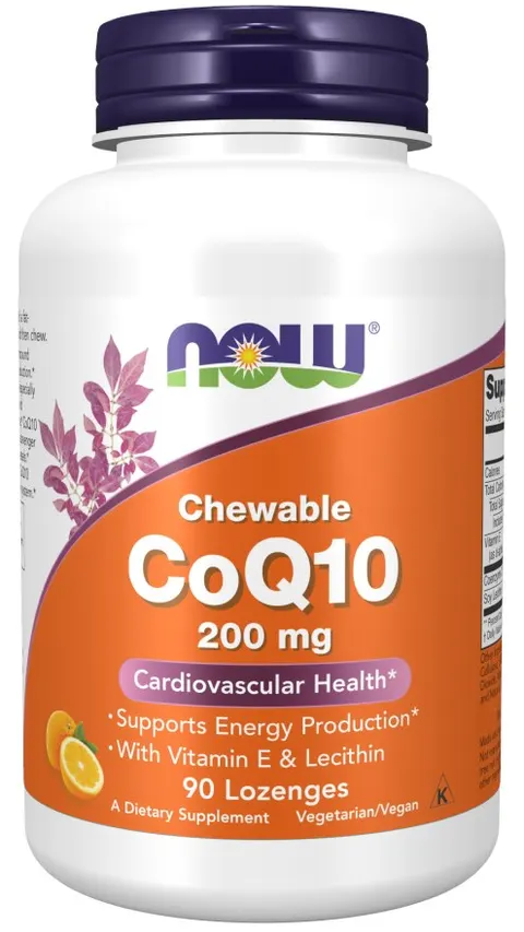 NOW FOODS Koenzym Q10 200 mg (90 tabl.)