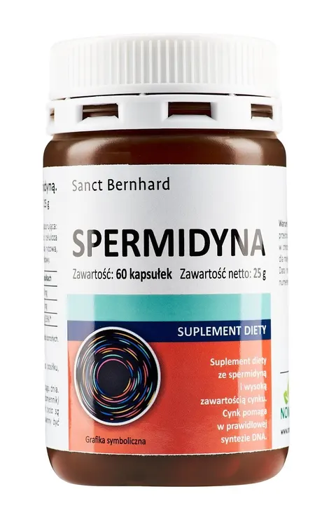 Spermidin Spermidyna i Cynk 60 kapsułek Kräuterhaus Sanct Bernhard KG