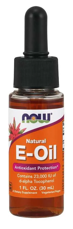 EOil Naturalna Witamina E 30 ml NOW FOODS