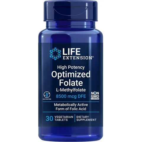 Folian High Potency Optimized Folate 30 tabletek Life Extension