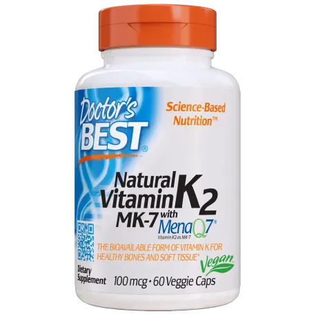 DOCTOR'S BEST Witamina K2 MK7 100 mcg (60 kaps.)