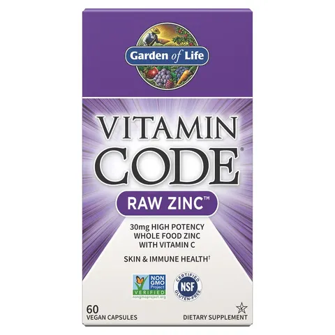Vitamin Code RAW Zinc 60 kapsułek Garden of Life