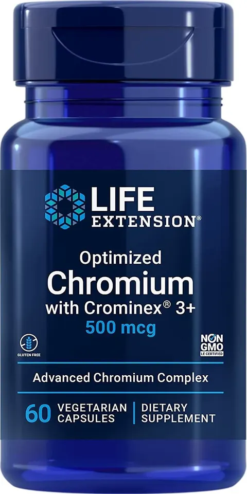 LIFE EXTENSION Optimized Chromium with Crominex 3+ (60 kaps.)