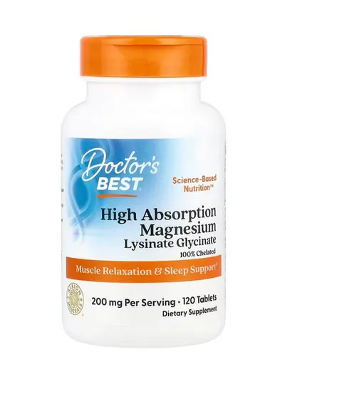 High Absorption Magnesium Magnez 120 tabletek Doctor's Best