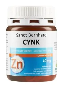 Cynk 210 tabletek Kräuterhaus Sanct Bernhard KG