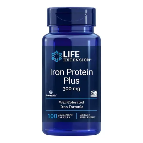 LIFE EXTENSION Iron Protein Plus (100 kaps.)