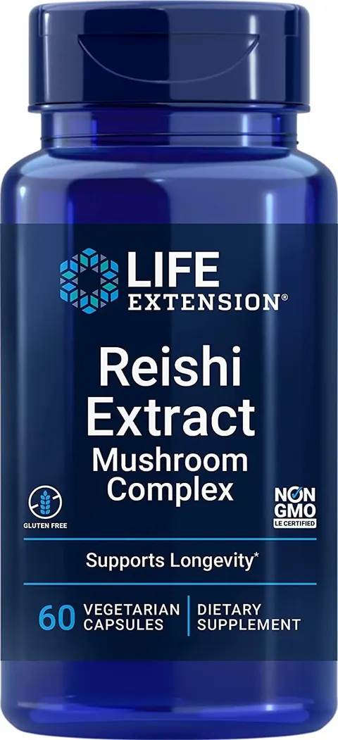 Grzyb Reishi ekstrakt 60 kapsułek Life Extension
