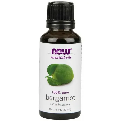 100% Olejek Bergamotowy 30 ml NOW FOODS