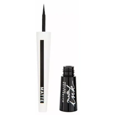 Maybelline Master Ink Matte eyeliner w pędzelku 10 Charcoal Black