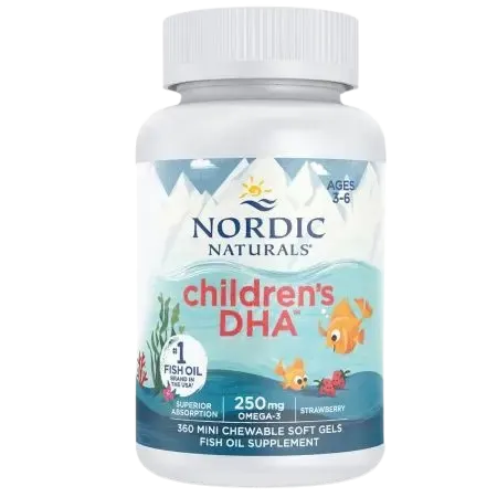 NORDIC NATURALS Childrens DHA 250 mg (360 kaps.)
