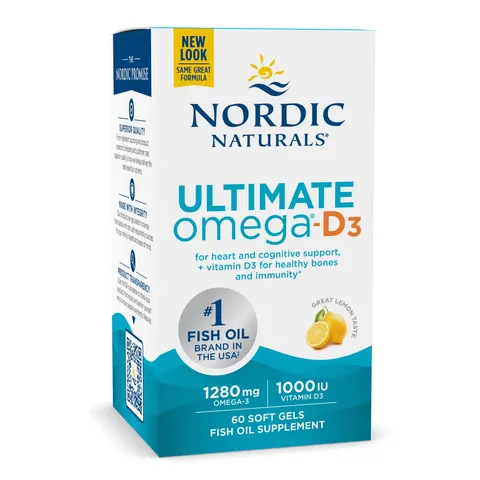 NORDIC NATURALS Ultimate Omega-D3 (60 kaps.)