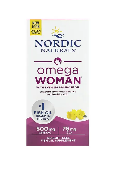 NORDIC NATURALS Omega Woman (120 kaps.)