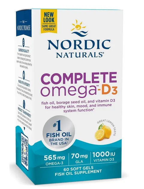 Complete OmegaD3 60 kapsułek Nordic Naturals