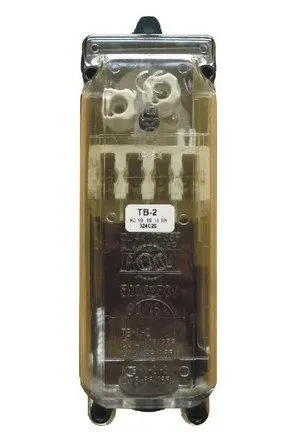 Tabliczka bezpiecznikowa słupowa 90x230x74mm; 2xD02/E14