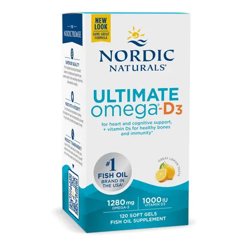 Ultimate OmegaD3 120 kapsułek Nordic Naturals