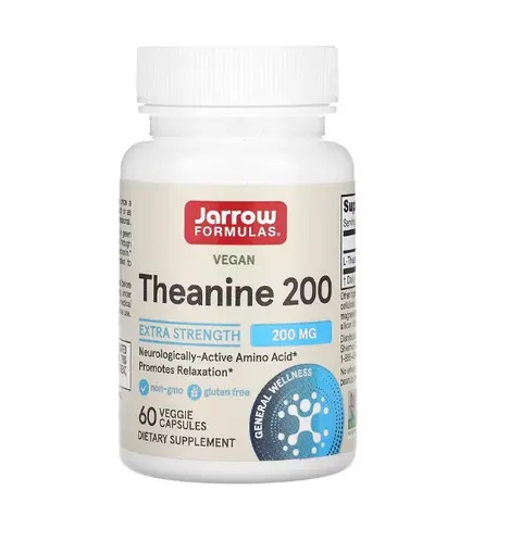 LTeanina 200 mg Suntheanine 60 kapsułek JARROW FORMULAS