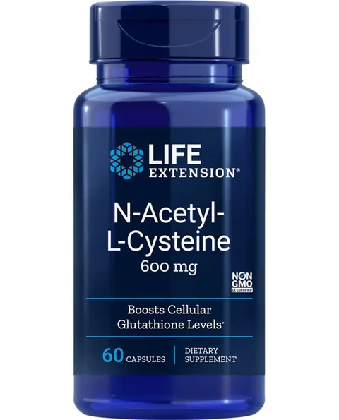NAC NAcetyloLCysteina 60 kapsułek Life Extension