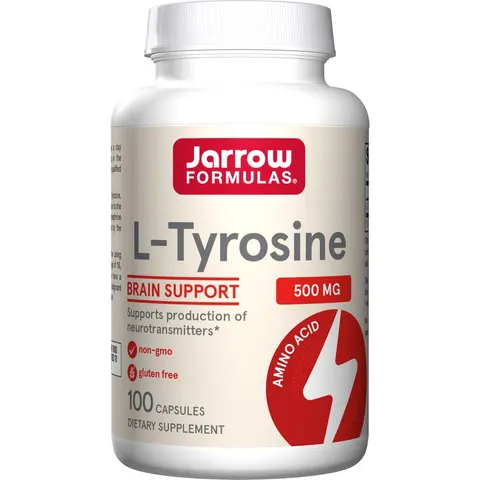 LTyrozyna 500 mg 100 kapsułek JARROW FORMULAS