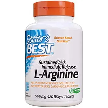 LArginina 500 mg 120 tabletek Doctor's Best