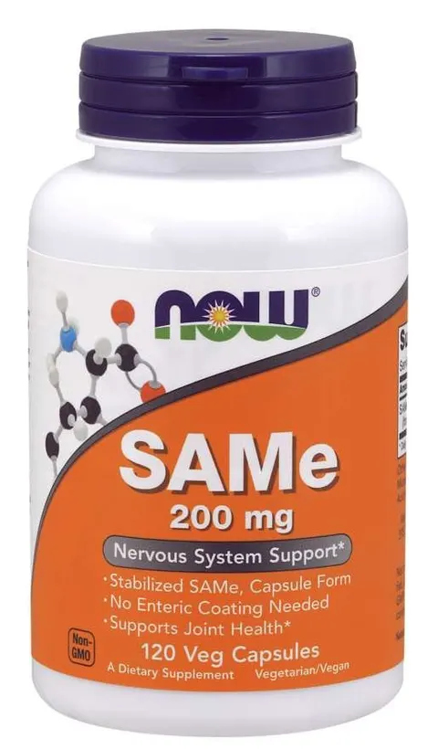 SAMe SAdenozylo LMetionina 200 mg 120 kapsułek NOW FOODS