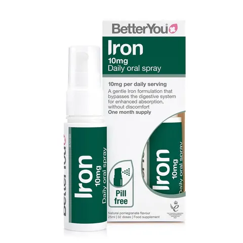 Iron 10 Daily Oral Spray Żelazo 25 ml BetterYou