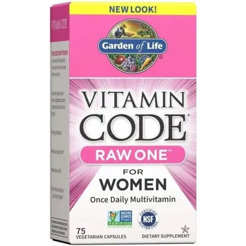 Vitamin Code RAW One for Women dla Kobiet 75 kapsułek Garden of Life