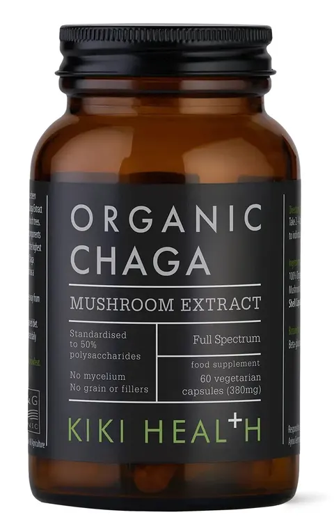 Chaga Mushroom Extract 60 kapsułek Kiki Health