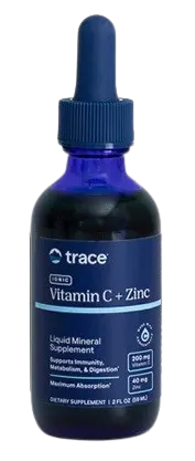 TRACE MINERALS Vitamin C + Ionic Zinc (59 ml)