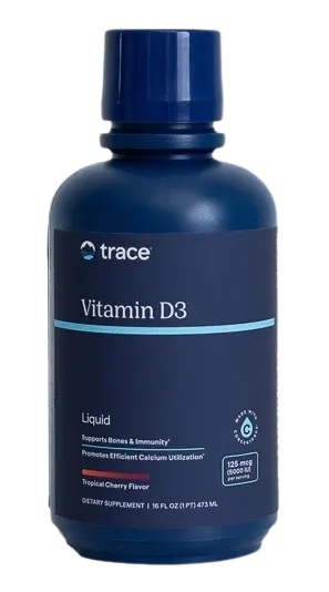 TRACE MINERALS Liquid Vitamin D3 - smak wiśniowo-cytrusowy (473 ml)
