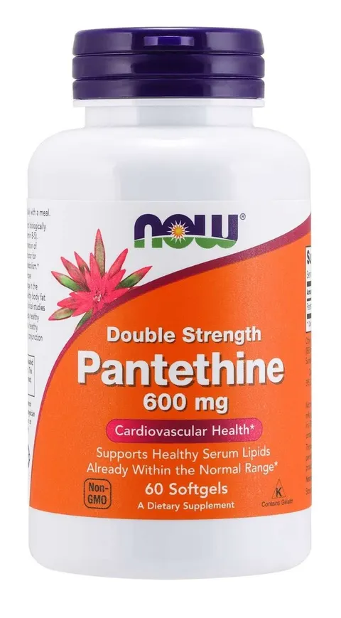 NOW FOODS Double Strength Pantethine 600 mg (60 kaps.)