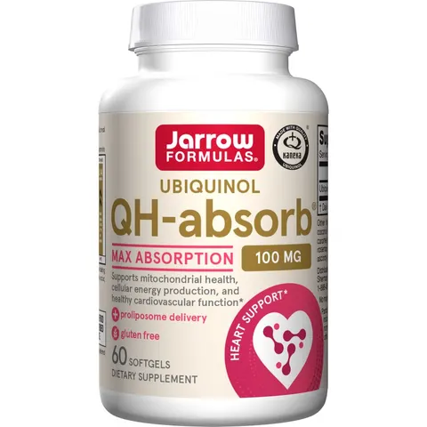 JARROW FORMULAS Ubiquinol QH-absorb 100 mg (60 kaps.)