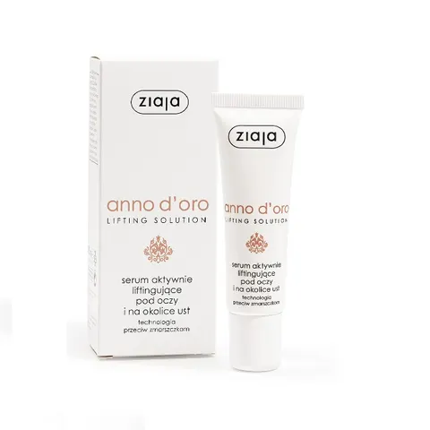 Ziaja Anno D'oro Lifting Solution 40+ serum aktywnie liftingujące pod oczy i na okolice ust 30ml