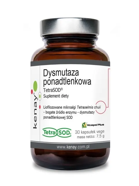 Dysmutaza ponadtlenkowa TetraSOD® 30 kaps. KENAY