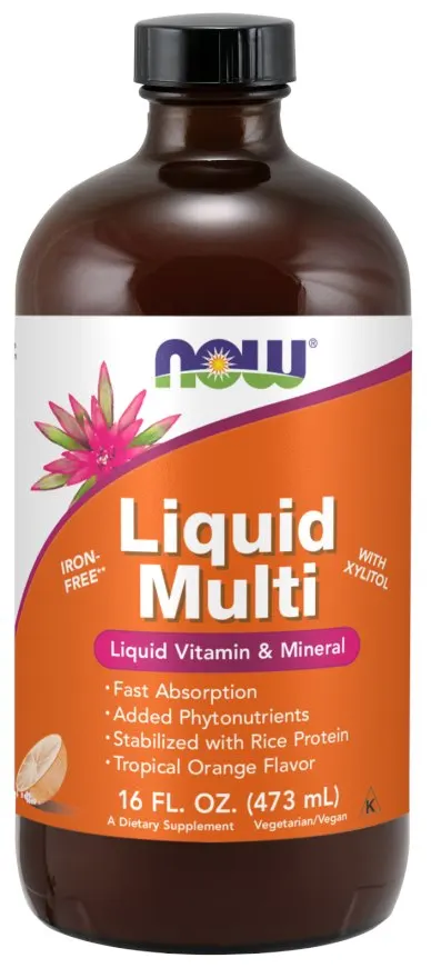 Liquid Multi - Multiwitamina w płynie 473 ml NOW FOODS