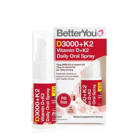 Witamina D3 + K2 MK7 75 mcg w sprayu 12 ml BetterYou