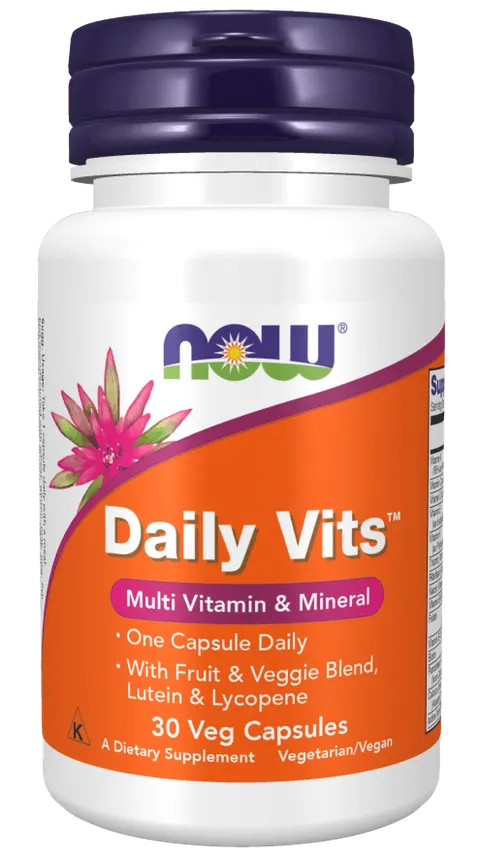 NOW FOODS Daily Vits - Witaminy i Minerały (30 kaps.)