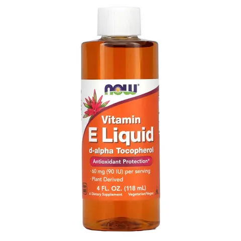NOW FOODS - Witamina E krople (120 ml)