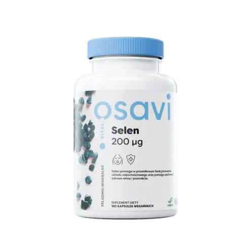 Osavi Selen 200mcg 180 kapsułek