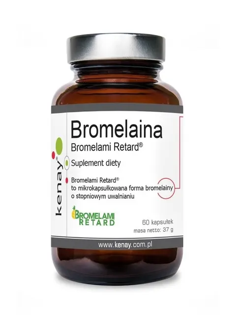 KENAY Bromelaina - Bromelami Retard (60 kaps.)