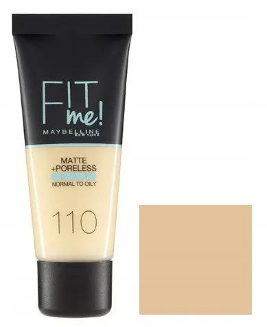 Maybelline Fit me! - Podkład matujący - 110 Porcelain 30 ml