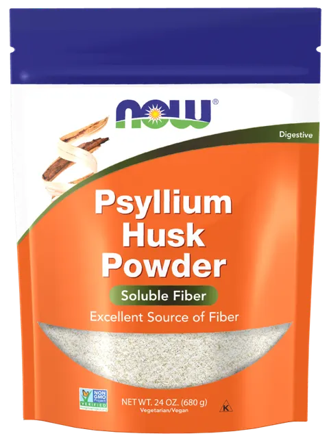 NOW FOODS Psyllium Husk Powder - Babka Płesznik (680 g)