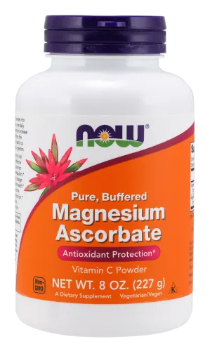 NOW FOODS Buffered Magnesium Ascorbate - Magnez + Witamina C (227 g)