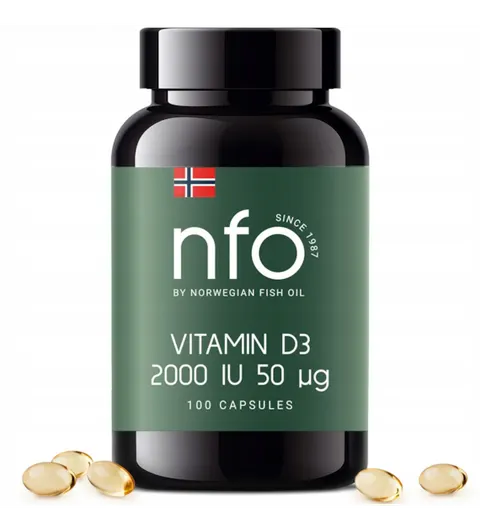 NFO Vitamin D3 2000 IU (100 kaps.)