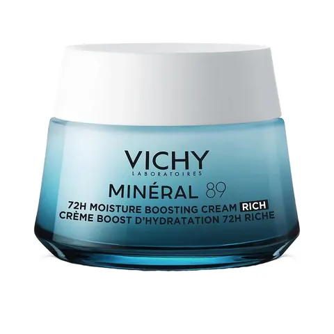 VICHY MINERAL 89 Bogaty Krem Nawilżająco - Odbudowujący 100h - 50ml