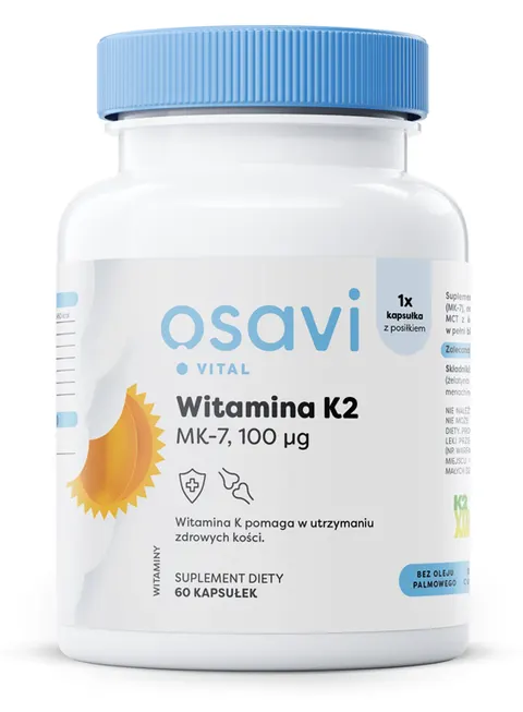 OSAVI Witamina K2 MK-7 100 mcg (60 kaps.)