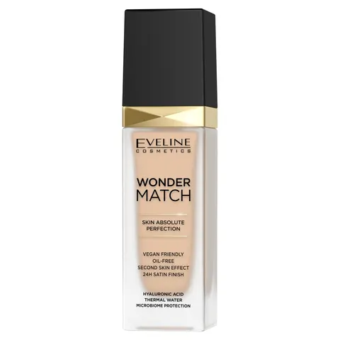 Eveline Cosmetics Dystrybucja sp. z o. o. sp.k - Wonder Match Foundation luksusowy podkład dopasowujący się 16 Light Beige 30ml