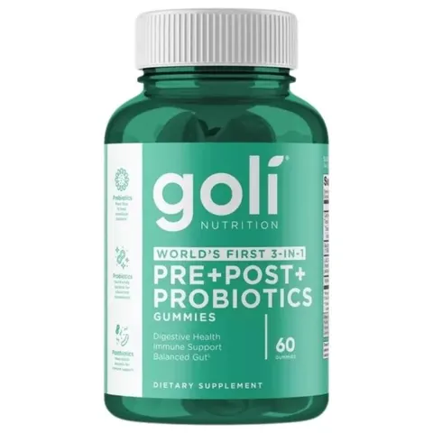 GOLI NUTRITION Pre+Post+Probiotics Gummies (60 żelek)