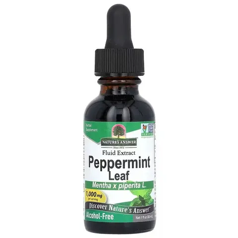 NATURE'S ANSWER Peppermint Leaf - Liście mięty pieprzowej (30 ml)